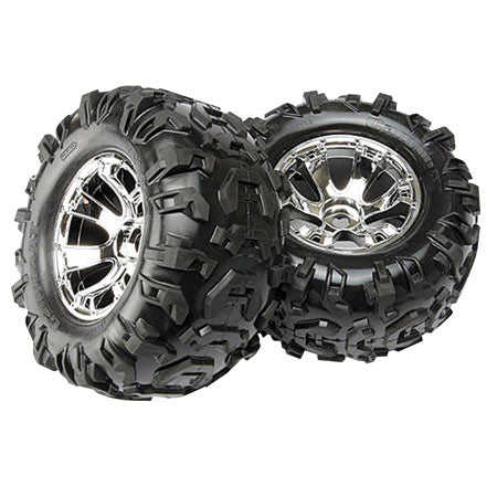Traxxas Pneus Canyon AT 3.8 + Jantes Geode (x2) 5673