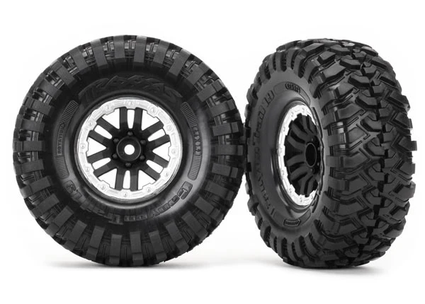 Traxxas Pneus Canyon Trail 1.9 + Jantes Satin (x2) 8272X