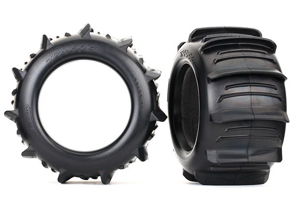 Traxxas Pneus Paddle 3.8 (x2) 8673