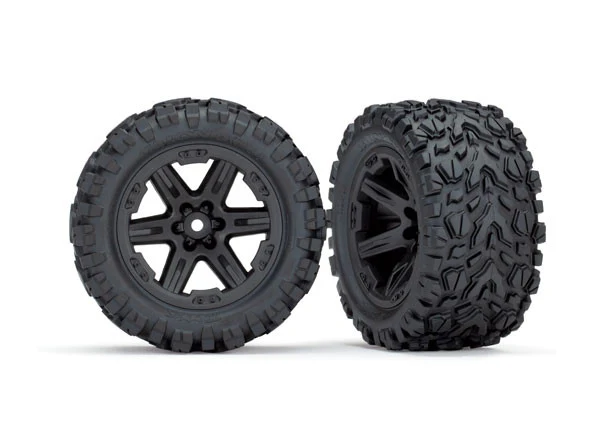 Traxxas Pneus Talon 2.8 + Jantes RXT Noir (x2) 6773