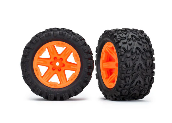 Traxxas Pneus Talon 2.8 + Jantes RXT Orange (x2) 6773A