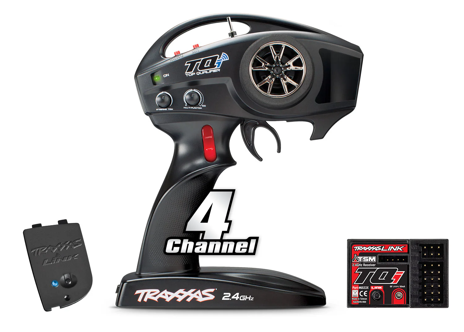 Traxxas Radio TQi 4 voies + Récepteur + Link Bluetooth Wireless 6507A