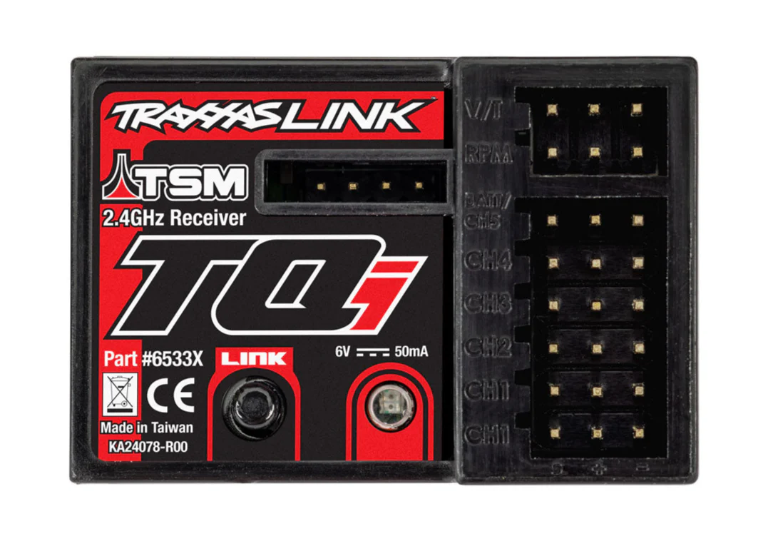 Traxxas Récepteur Micro TQi TSM 5 voies 2.4ghz 6533X