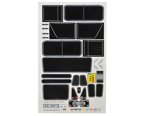 Traxxas Set de stickers Defender 8012