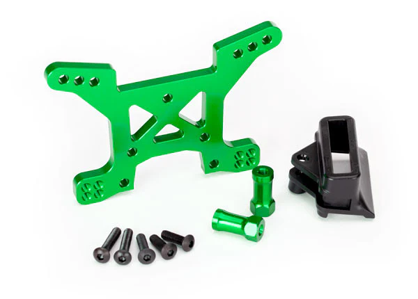 Traxxas Support Amortisseurs Alu Avant Vert 6739G