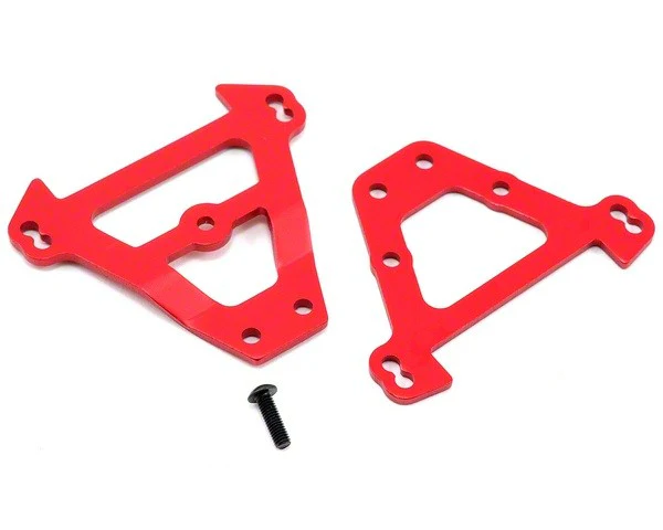 Traxxas Support Avant + Arrière Alu rouge 5323R