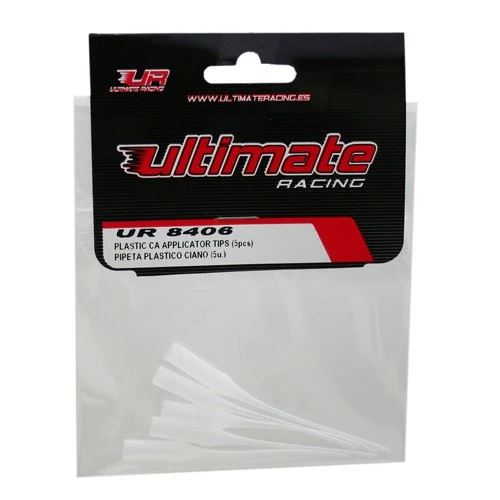 Ultimate Embouts Tube Colle cyano plastique (x5) UR8406 - Image 2