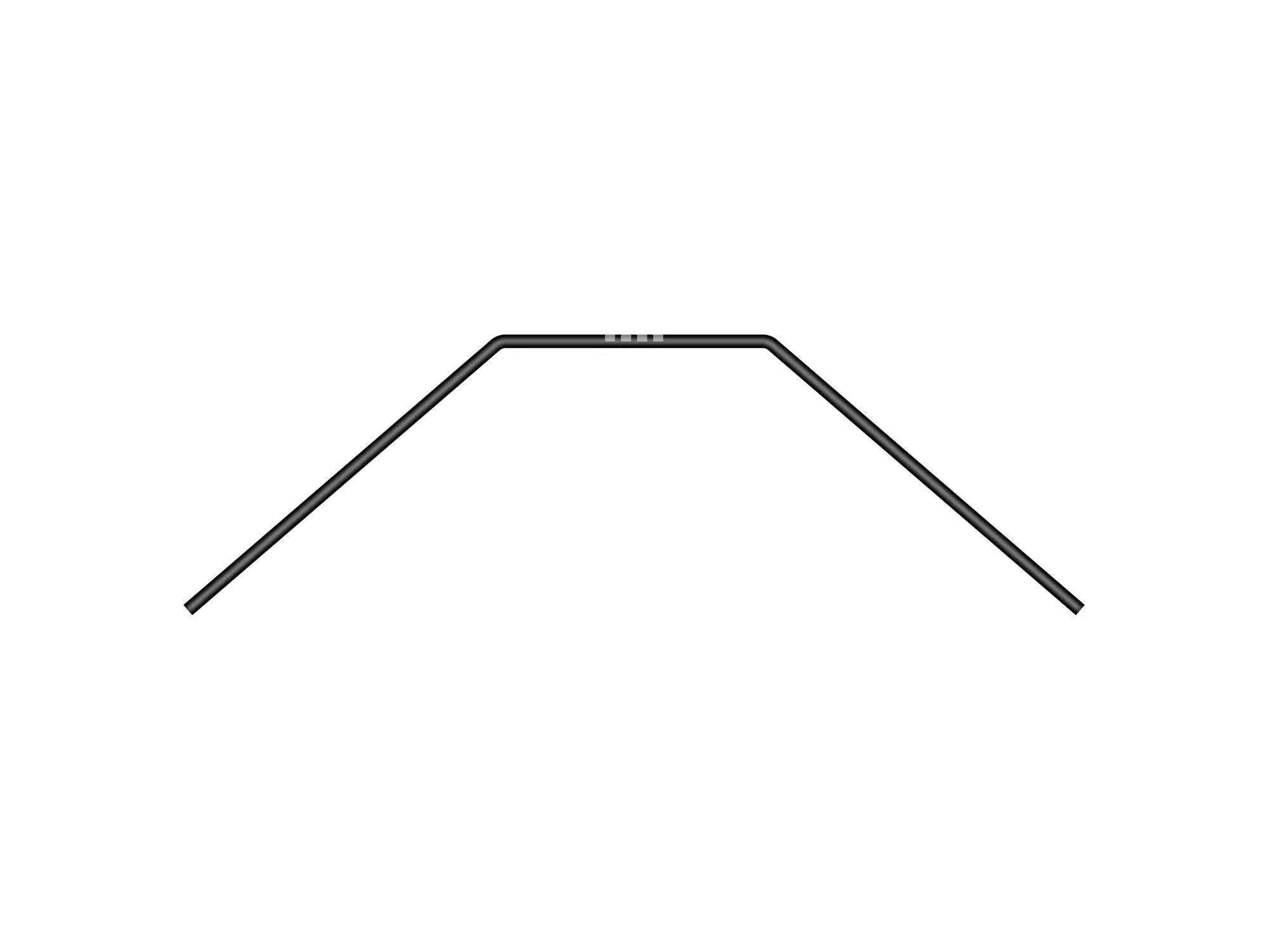 Xray Barre anti roulis Arrière courte 1.6mm XB2 2024 323496