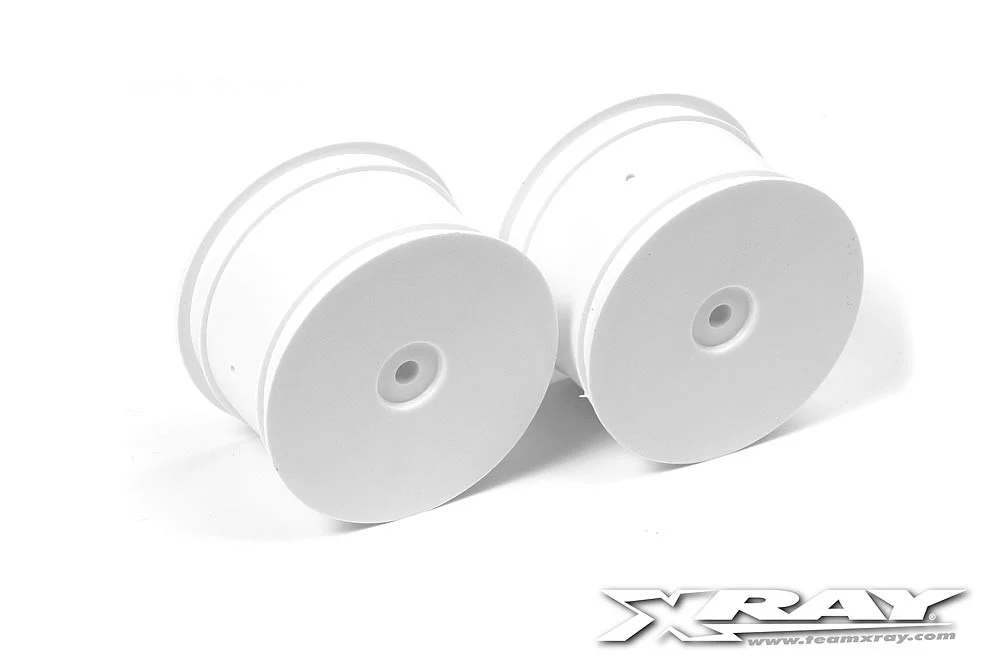 XRay Jantes Blanche Buggy 1/10 Arrière Aerodisk 14mm XB4 (x2) 369911