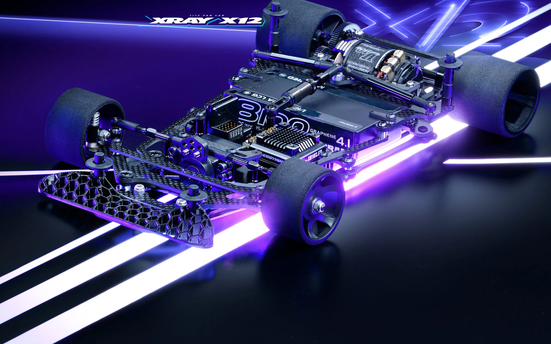 XRay X12 EU 2026 Pan Car 1/12 KIT 370022 - Image 5