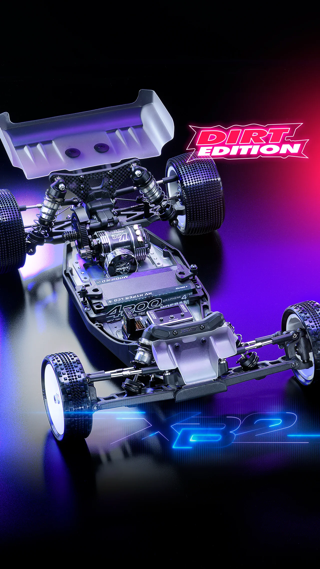 Xray XB2 2026 Buggy "Dirt Edition" KIT 320021 - Image 11