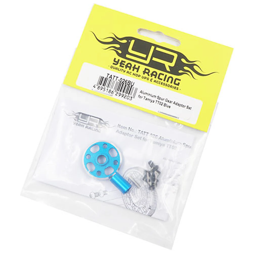 Yeah Racing Adaptateur Couronne Alu Tamiya TT-02 TATT-026BU - Image 3