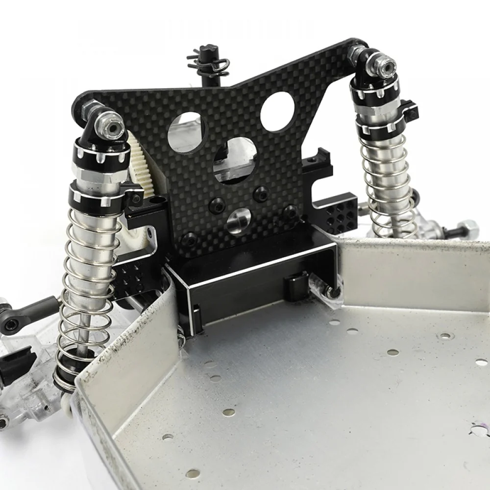 Yeah Racing Bulkhead  Arrière Alu Noir RC10 TARC-029BK - Image 3