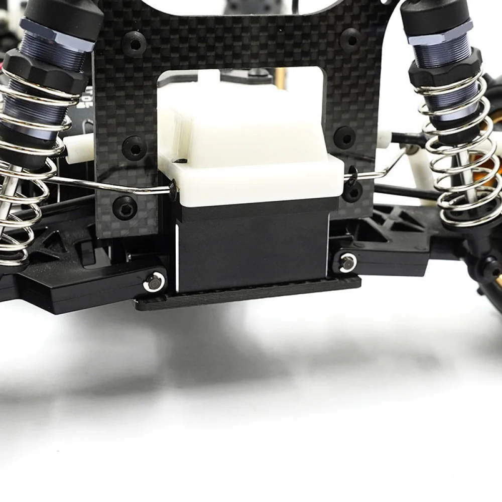 Yeah Racing Bulkheads Alu CNC Noir (2Pcs) Yokomo 870C YZ-W91 YKDF-011BK - Image 3