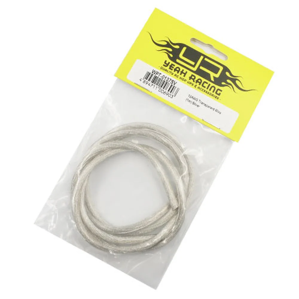 Yeah Racing Câble 12AWG Translucide Gris 1m WPT-0137SV - Image 2