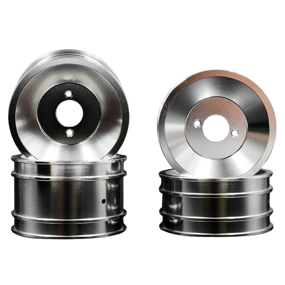 Yeah Racing Jantes Alu CNC Argent (4Pcs) Yokomo 870C WL-0181SV