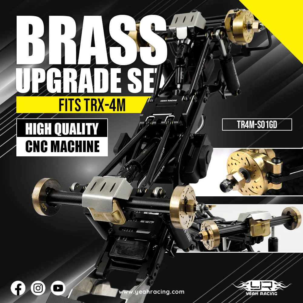 Yeah Racing Kit de Lest laiton TRX4-M TR4M-S01GD - Image 3