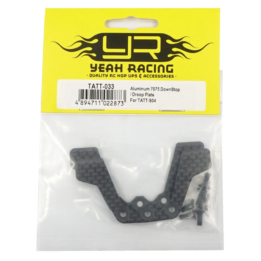 Yeah Racing Platine Droop Carbone (x2) TT-02 SRX TATT-033 - Image 3