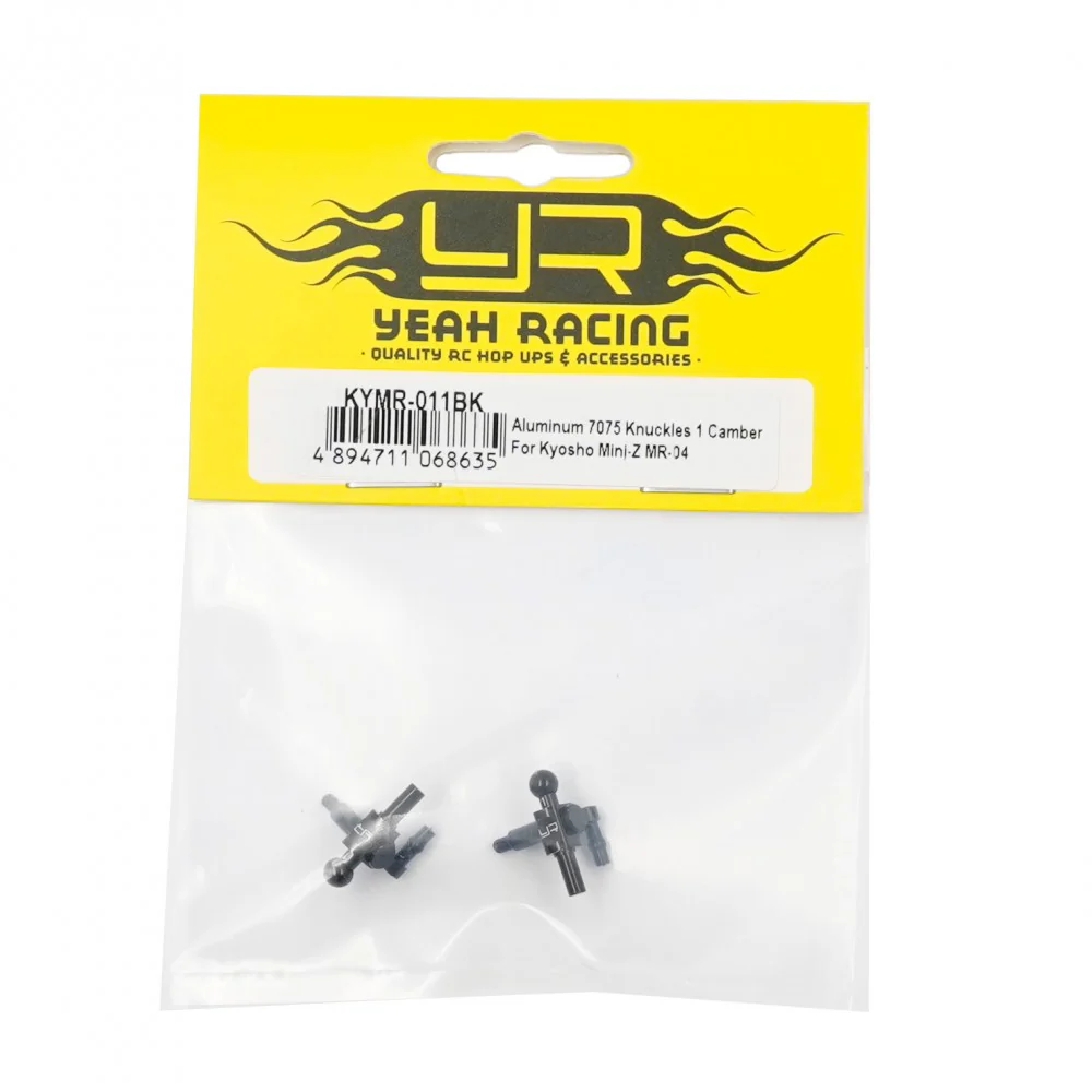 Yeah Racing Porte-fusée Alu 1° (x2) Kyosho Mini-Z MR04 KYMR-011BK - Image 3