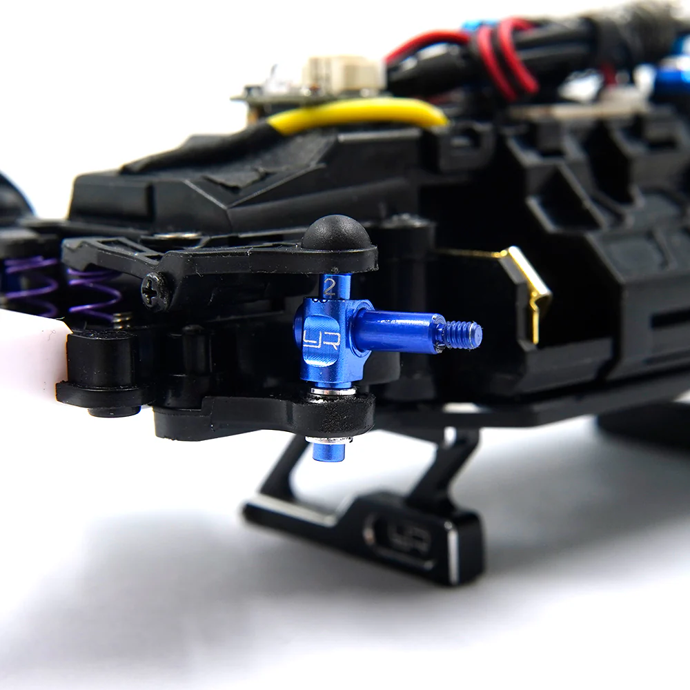 Yeah Racing Porte-fusée Alu 2° (x2) Kyosho Mini-Z MR04 KYMR-012BK - Image 4