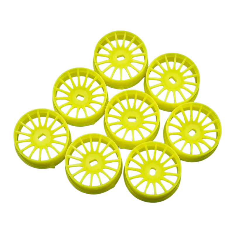 Yeah Racing Set Jantes Bâtons Etroites 8.5mm Jaune Fluo Kyosho Mini-Z AWD WL-0167FYW