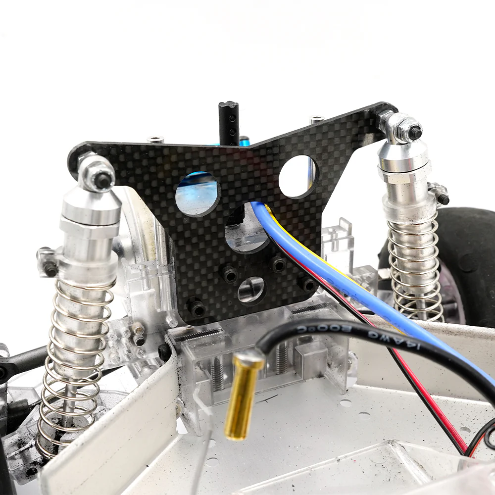 Yeah Racing Support amortisseurs carbone (2Pcs) RC10 TARC-007BK - Image 3