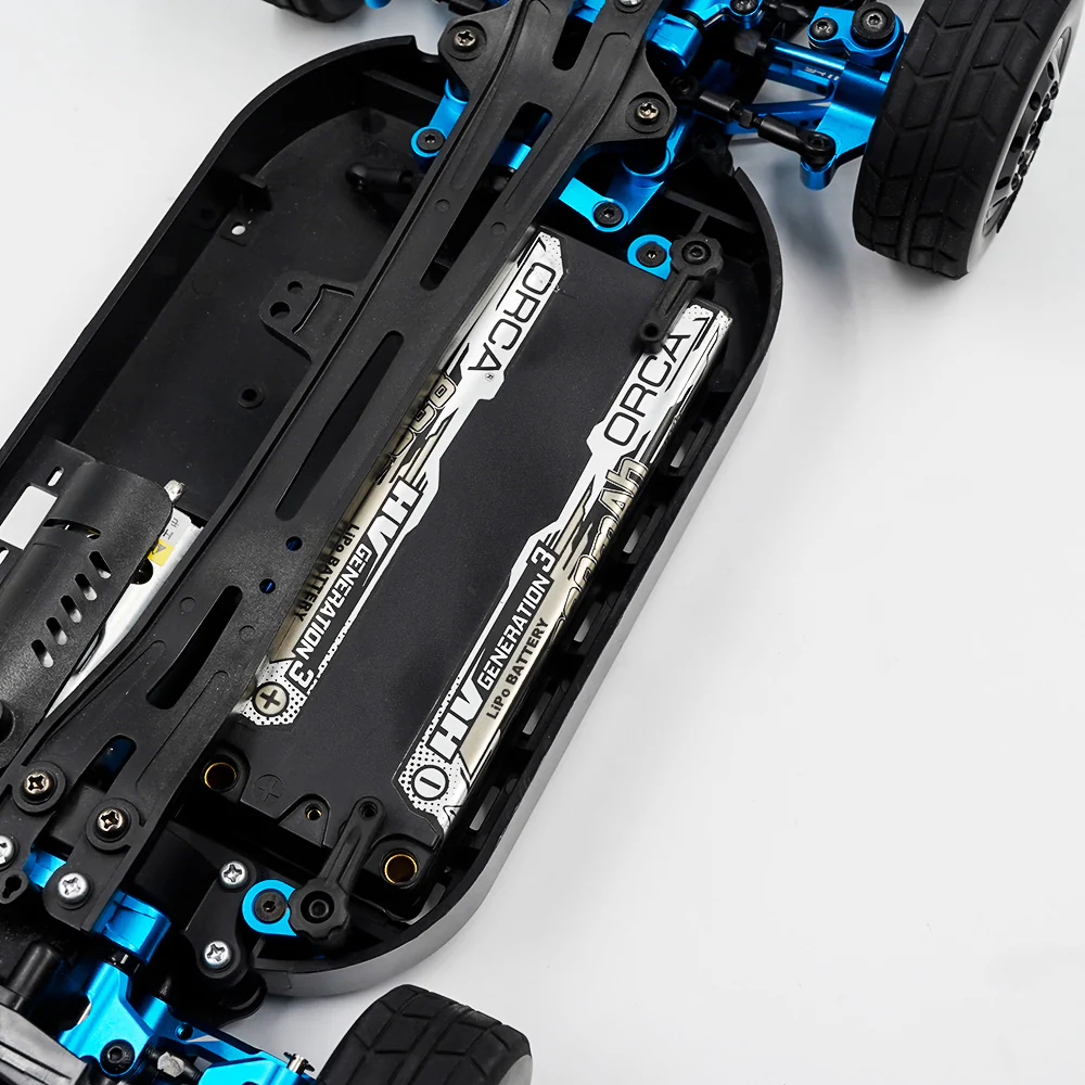 Yeah Racing Support Batterie "Anti Tweak" Tamiya TT-02 TATT-055BU - Image 4