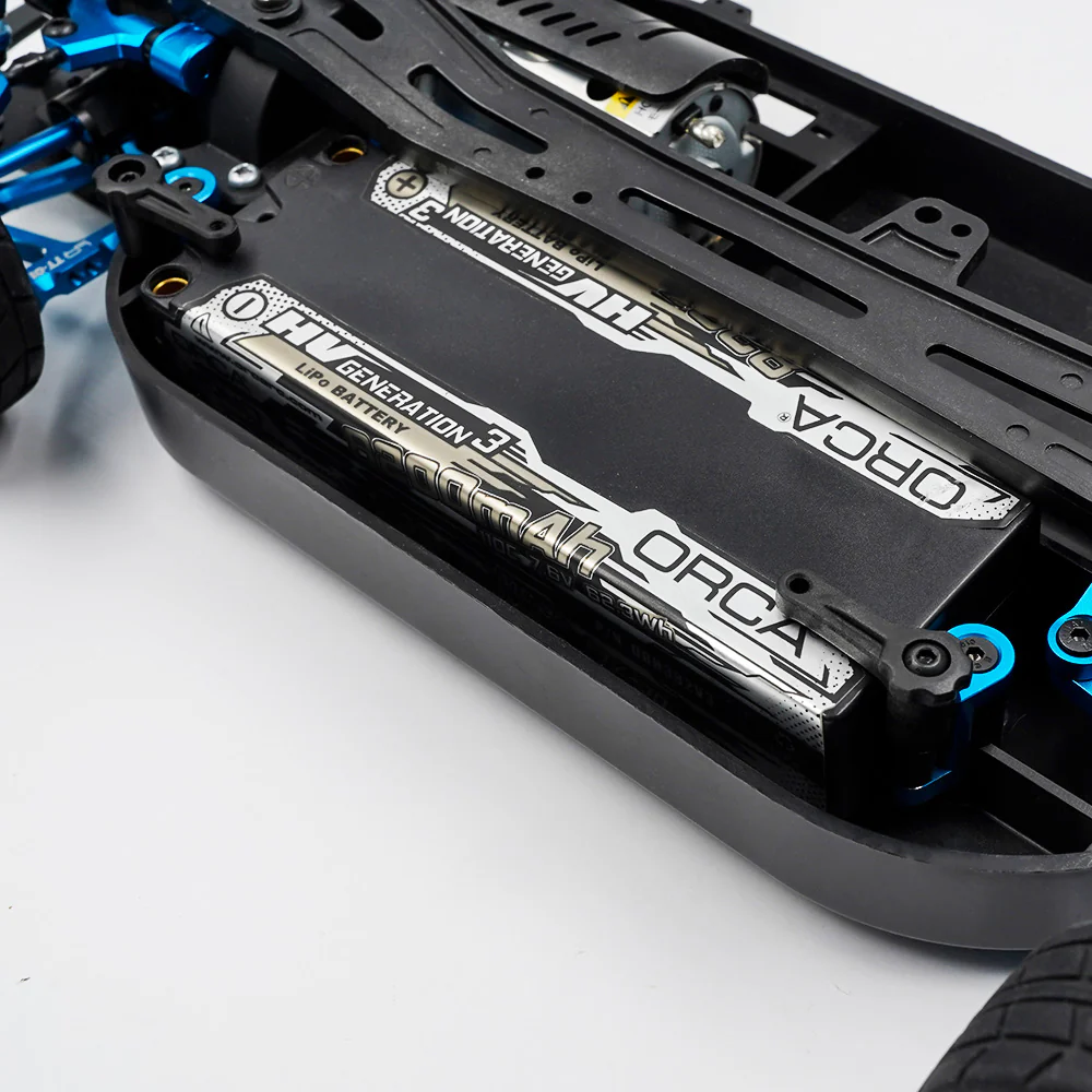 Yeah Racing Support Batterie "Anti Tweak" Tamiya TT-02 TATT-055BU - Image 5