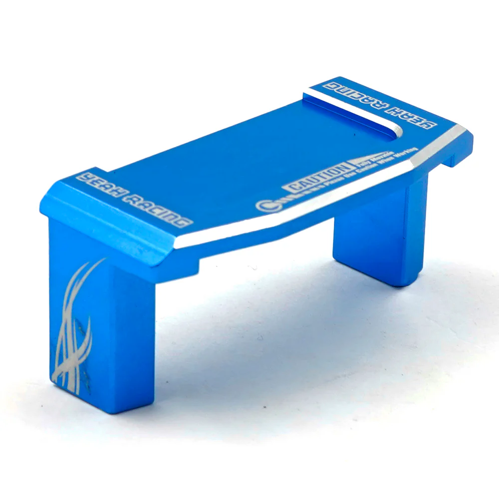 Yeah Racing Support de servo Alu Bleu Tamiya TT-02 TATT-057BU