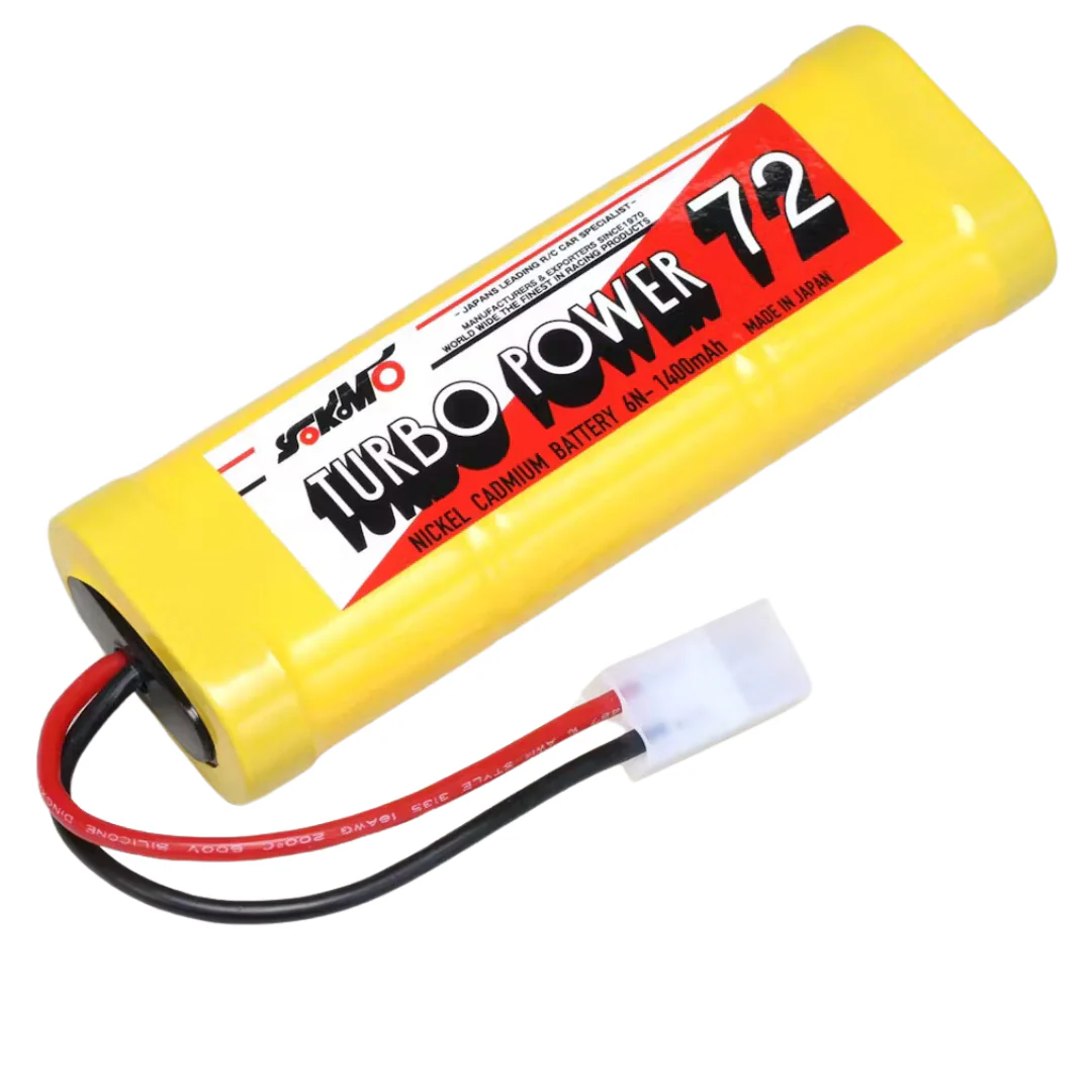 Yokomo Accu Turbo Power NiCd 7.2v 1400mAh Tamiya YB-14TP