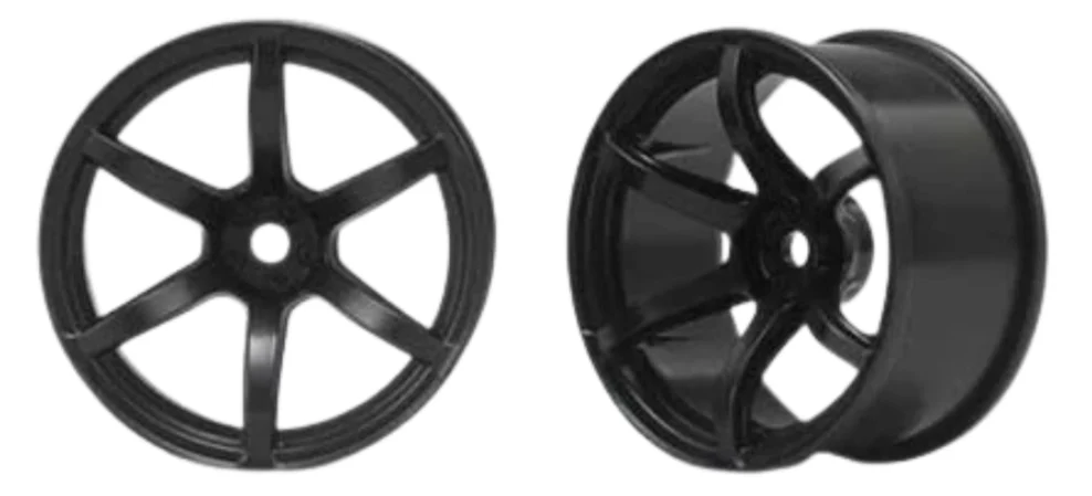 Yokomo Jantes Drift 6 batons +5mm (x2) TW-5313 - Image 2