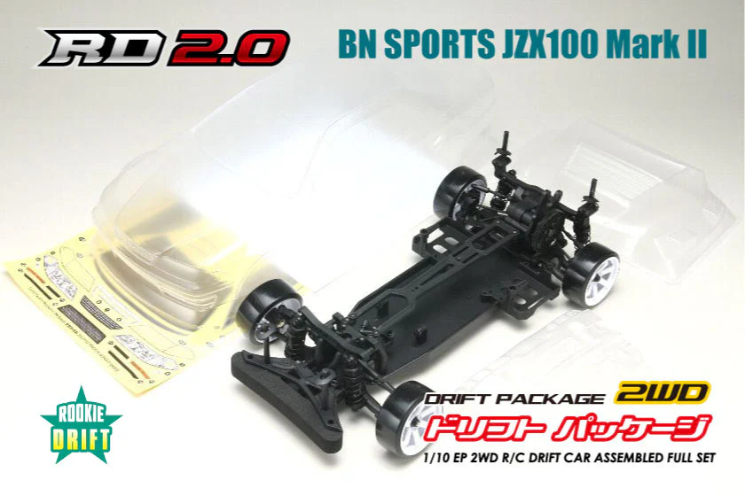 Yokomo Rookie Drift RD 2.0 RWD KIT + Carrosserie BN Sports Toyota JZX100 Mark II DP-JZXBN - Image 15