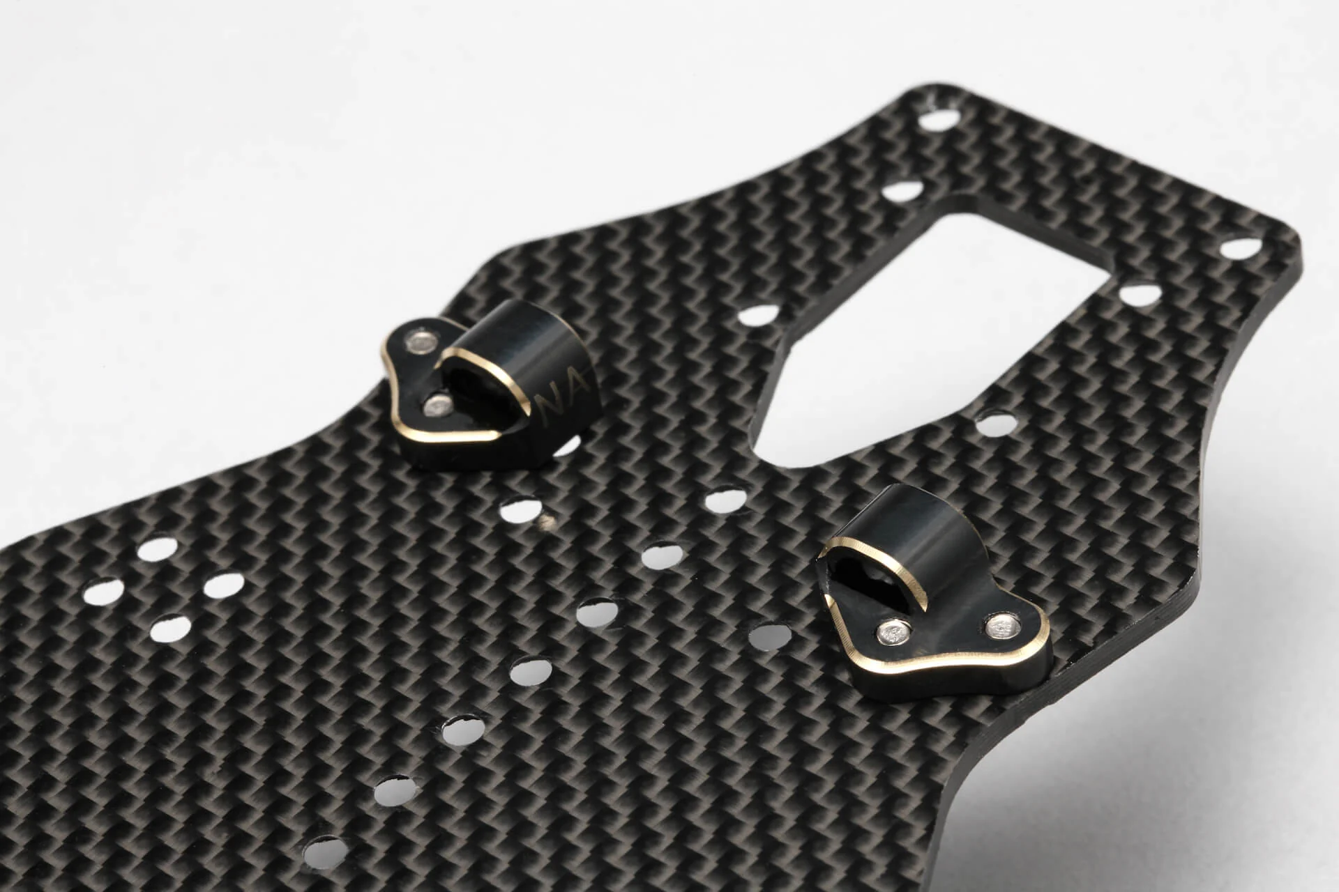 Yokomo Support Axe de Triangle Laiton +6gr (x2) B10-301SB - Image 2