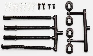 Yokomo Support de Carrosserie Avant et Arrière (16Pcs) ZS-016A