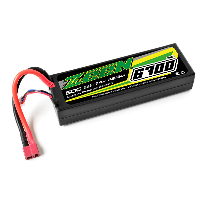 Zeen Accu lipo 2S 7.4v 6900mah 60C Dean