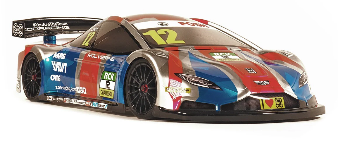 ZooRacing Carrosserie Wolverine MAX Regular 0.7mm 190mm ZR-0015-07 - Image 4